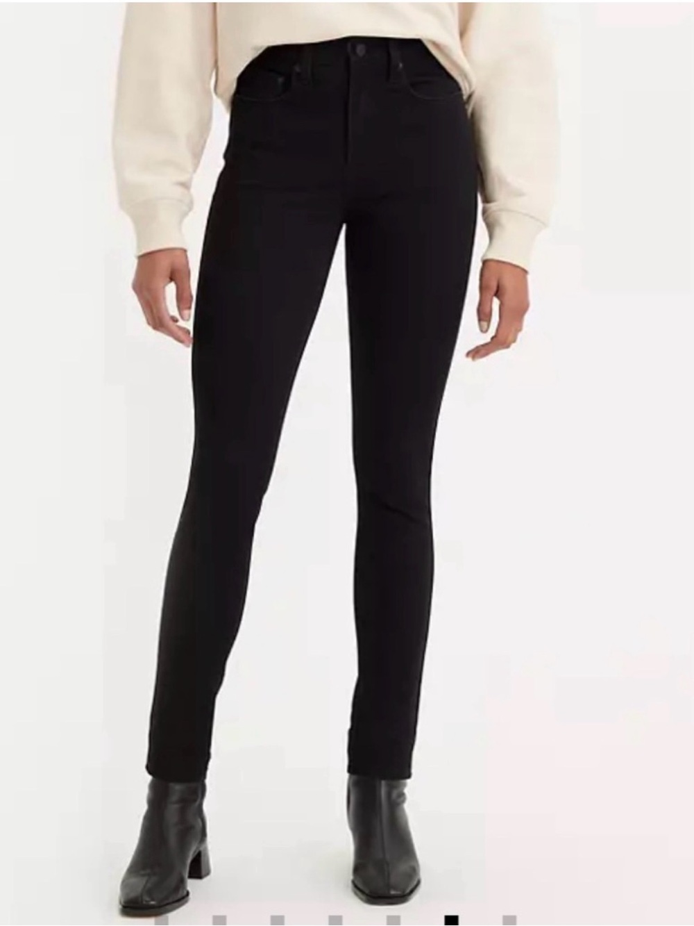 Levi’s 721 High Rise Skinny Black Jeans Size 28